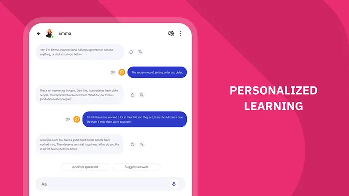 امکانات TalkPal