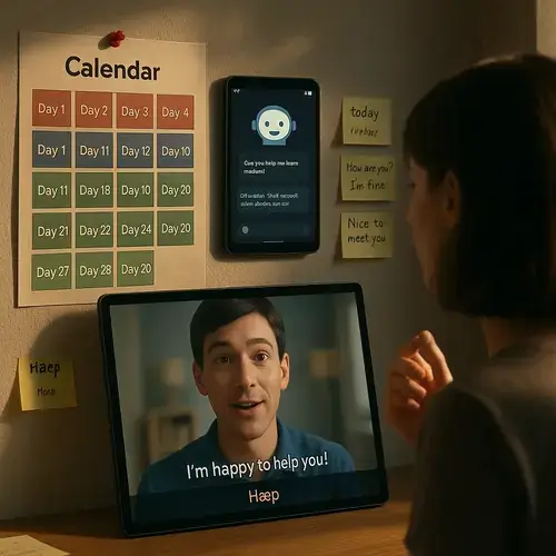 پلن ۳۰ روزه مکالمه با هوش مصنوعی، پلن ۳۰ روزه برای یادگیری زبان با تمرکز بر مکالمه
