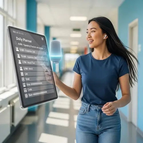 برنامه روزانه آیلتس با ربات مکالمه هوش مصنوعی