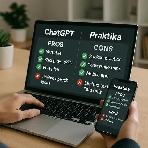 مزایا و معایب ChatGPT و Praktika