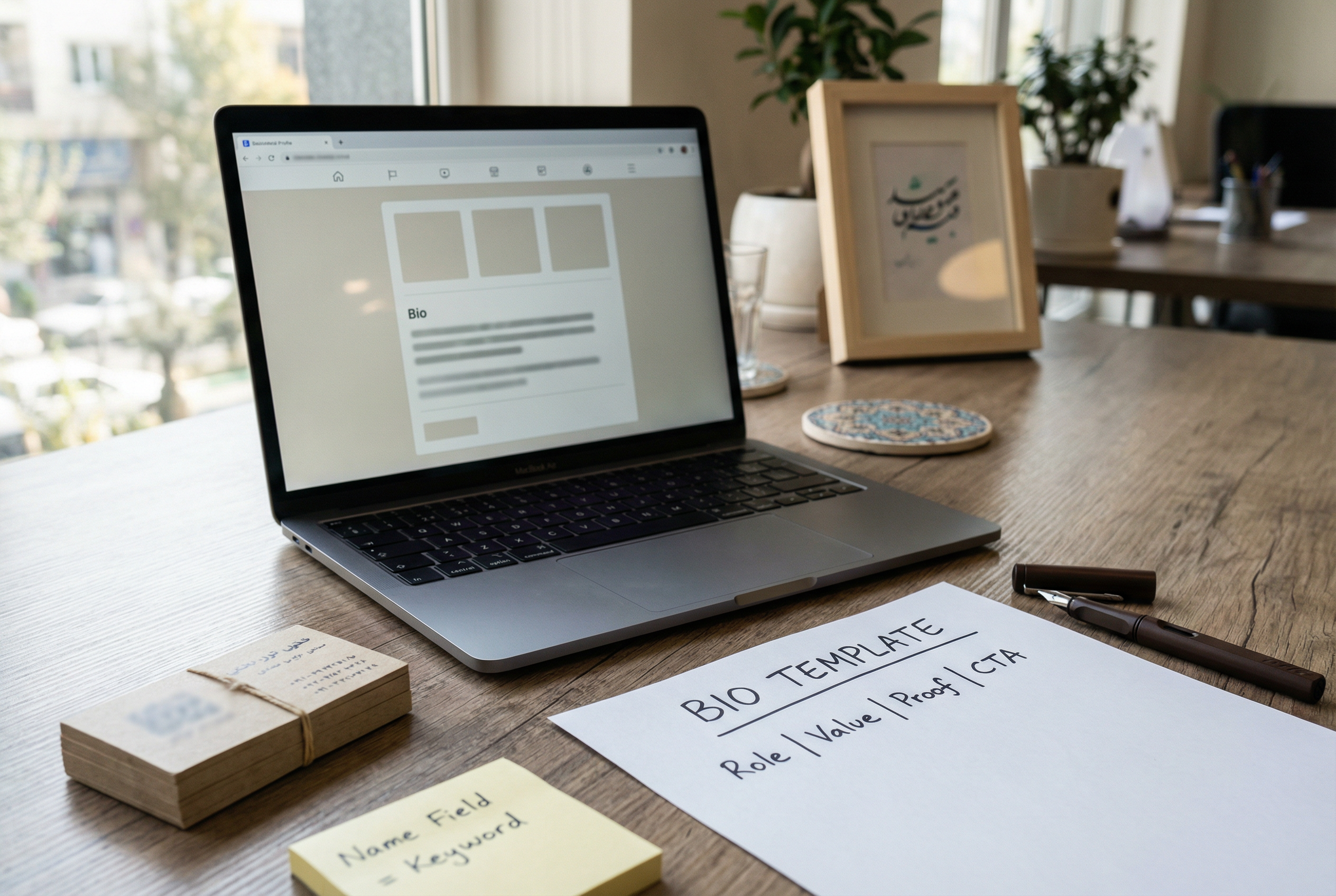 بیو اینستاگرام حرفه‌ای نمونه‌های آماده برای بیزینس‌های ایرانی