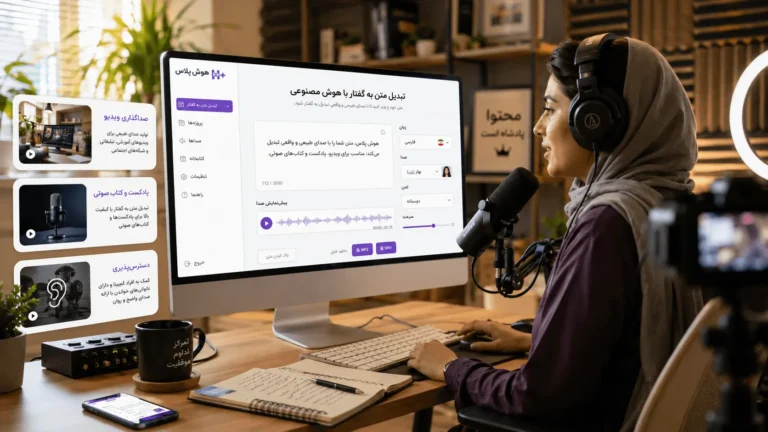 تبدیل متن به گفتار با هوش مصنوعی و موج صوتی