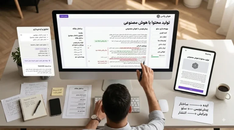 تولید محتوا و نوشتن مقاله با هوش مصنوعی