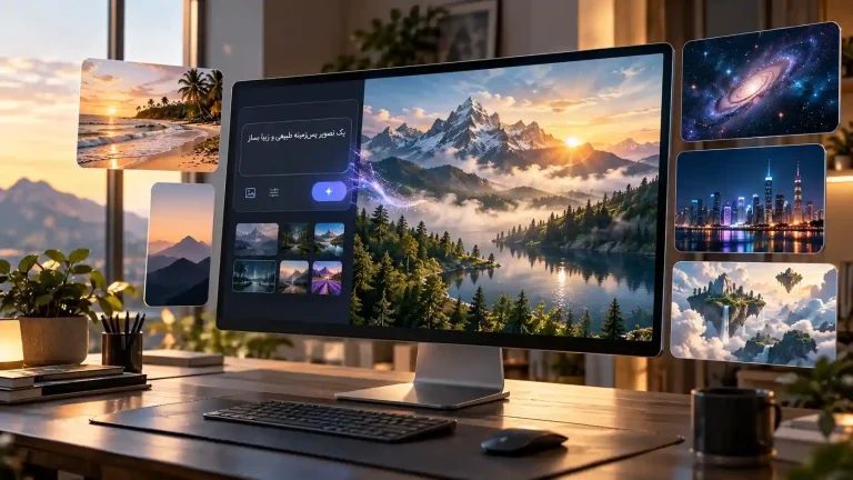 پرامپت منظره و والپیپر با هوش مصنوعی