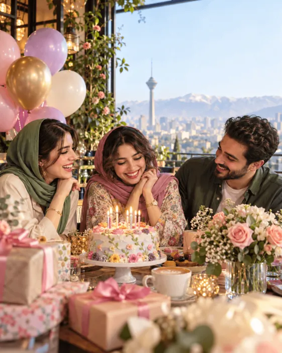 جشن شاد تولد دوست صمیمی